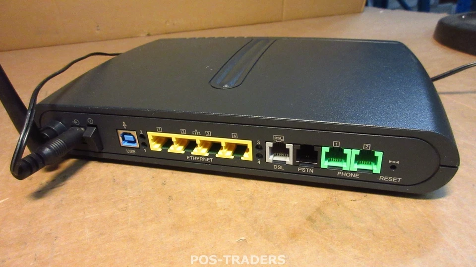 Thomson ST780 WL ADSL2+ Modem/Router 802.11g VOIP 4-Ports 10/100 - INCL PSU - Bild 2 von 3