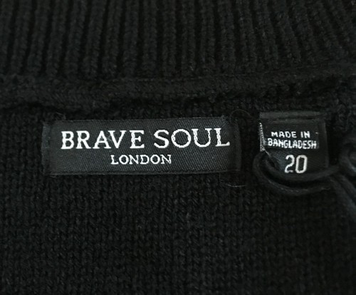Long Sleeve Pullover Black Sweater 