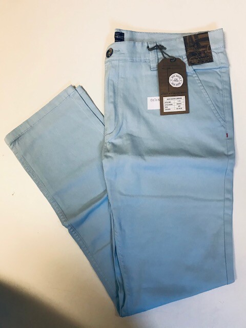 Straight Leg Pants Men Jack South Men's Stretch Cotton Chino Pants - Regular Fit, Flat Front, Sizes 32-40 Men's Chinos - Foto 9