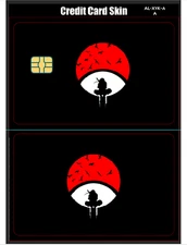 Naruto Shippuden Itachi Uchiha Credit Card Smart Sticker Skin Small Chip Debit