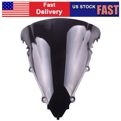 Windshield Windscreen Fit Yamaha YZF R6 2003-2005  R6S 2006-2009 US Store Black