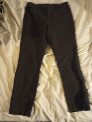 Old Navy Pants Women s 8 High Rise Pixie Flare Gray  Secret Smooth Pockets EUC