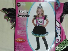 Skully Sweetie Girls Halloween Costume size 10- 12- Halloween Costumes