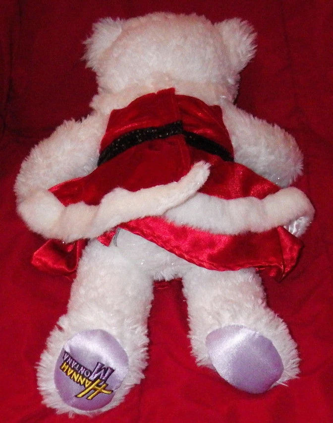 Juguete de peluche de 16" Hannah Montana Mrs. Santa Build a Bear Workshop Foto 2 de 3