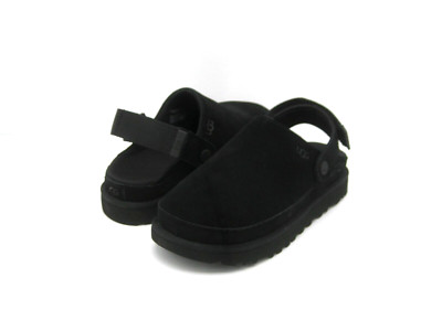 UGG GOLDENSTAR CLOG WOMEN CLOG SUEDE BLACK US 8.5 /UK 6.5