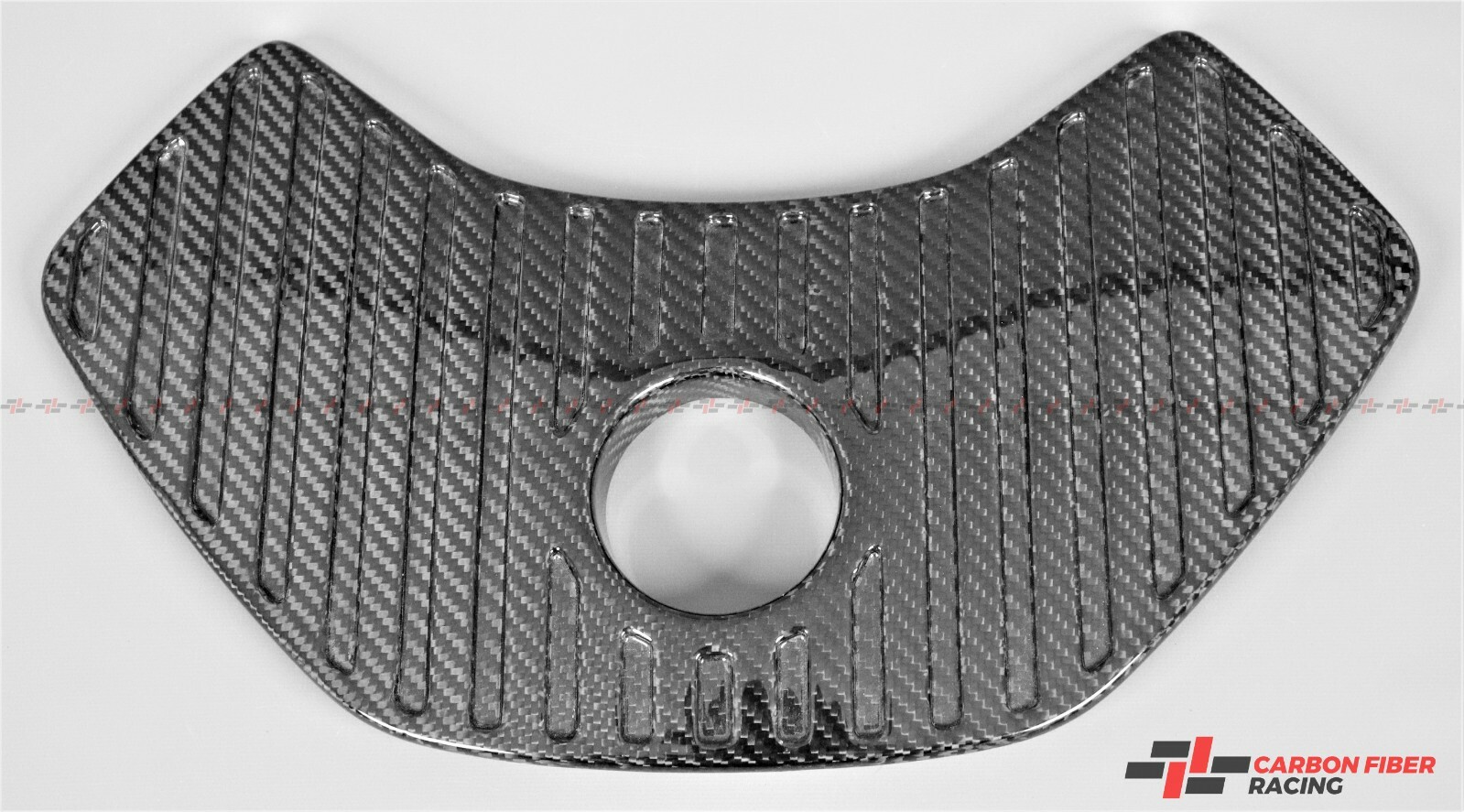 McLaren 650S, 675LT, MP4-12C Ribbed Finish Coolant Top Tank Cover Carbon Fiber