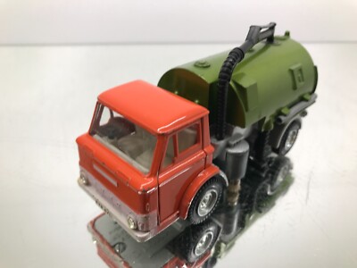 DINKY TOYS 451 FORD JOHNSTON ROAD SWEEPER TRUCK -ORANGE L14.0cm- GOOD CONDITION