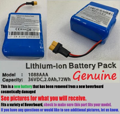 #ad #ad Hover Lithium ion Battery Pack 1088AAA 36VDC 2.0Ah 72Wh 🔴GENUINE $52.99