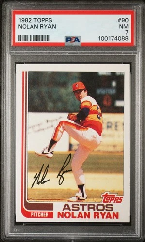 1982 Topps #90 Nolan Ryan PSA 7 Fr Sh