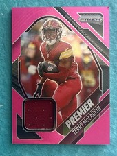 2025 Panini Prizm Football Terry Mclaurin Memorabilia, Pink, Comanders