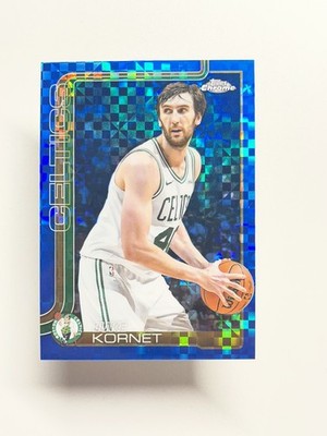 2025-26 NBA Topps Chrome Blue X-Fractors - Luke Kornet Boston Celtics 