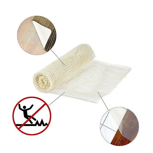Anti-Slip Indoor Floor Carpet Base Non-Slip Mat Underlay Rug Pad Strong Gripper - Picture 1 of 33
