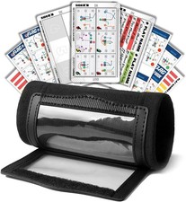 1NMORE Football Wristbands with Playbook System, Wrist Coach for Youth, 5On5 Fla
