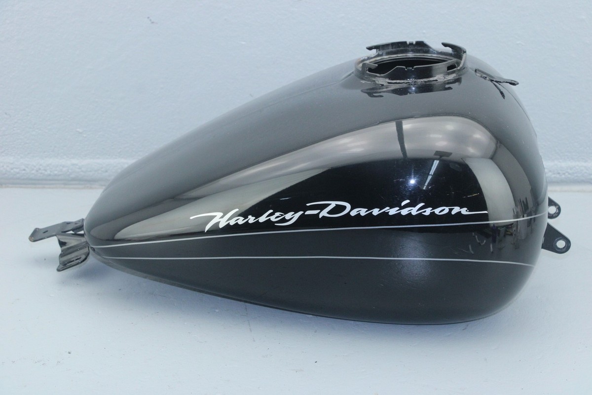 NO DENT 2012 Harley Road Glide Fuel Gas Tank VIVID BLACK / SILVER