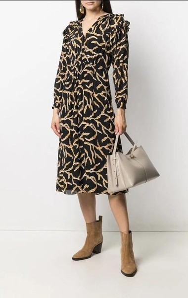 Women Ba&sh Dress Black Viscose 38