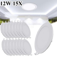 15Pack 6Inch LED Ceiling Lights Ultra-Thin Recessed Retrofits Kit 6000K Daylight