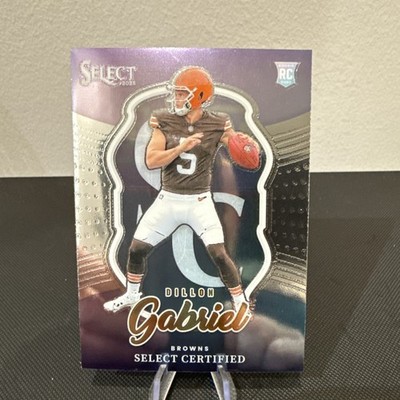 2025 Panini Select Dillon Gabriel Select Certified Rookie RC Cleveland Browns