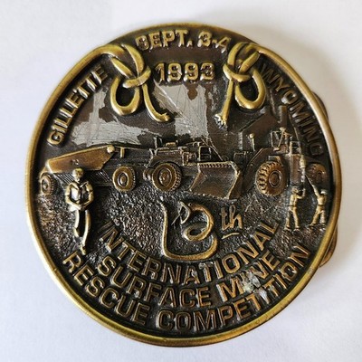 international surface mine rescue belt buckle