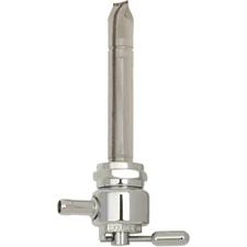Pingel Fuel Valve - Chrome - 22mm - Round 1311-CR