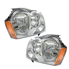 Leftright Side Fit For Jeep Grand Cherokee 2005-2007 Halogen Headlight Assembly