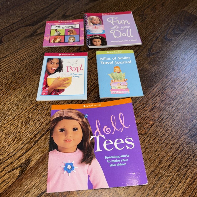 AMERICAN GIRL DOLL BOOK COLLECTION (NEW) Set Of 5 activity Books