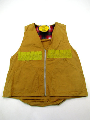 VTG Black Sheep Brand Vest Mens Medium Zip Hunting Shooting Outdoor Logo New