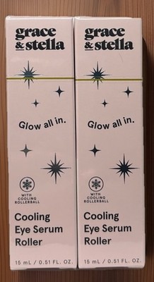 Grace & Stella- Glow All In - Cooling Eye Serum Roller 2 Pack Sealed