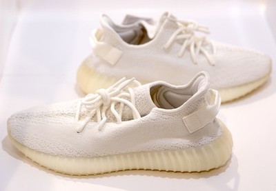 Adidas Yeezy Boost 350 V2 Cream/Triple White Size 9.5 In Hand Ships Today US