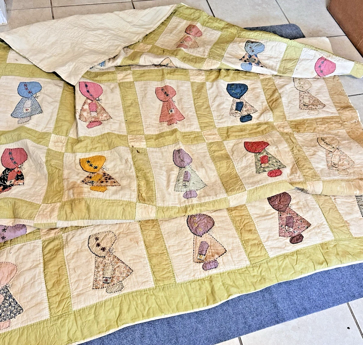 Sunbonnet Sue Collectible Quilts 1920-1949 Time Period 