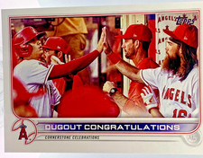 2022 Topps series 2 Dugout Congratulations #416 Ohtani