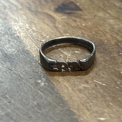 Sterling Silver Erin Name Ring Size 6.25 1.88 Grams