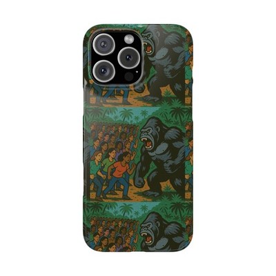 100 People vs A Gorilla Jungle Adventure Phone Case For All iPhone Models