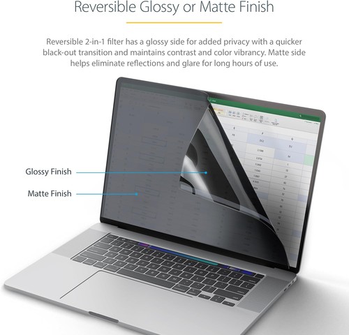 StarTech.com 16-inch MacBook Pro 21/23 Laptop Privacy Screen, Anti-Glare Privacy - Afbeelding 5 van 7