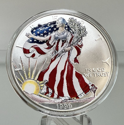☆ 1999 アメリカンイーグル・カラーコイン 1ドル 銀貨 4種 / リバティ