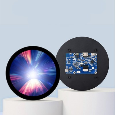 1080×1080 IPS 5 inch Round for Raspberry Pi Touch Display USB Type-CoT
