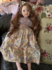 Vintage PAULINE Bjonness Limited Edition 39/950 PORCELAIN Artist doll 22