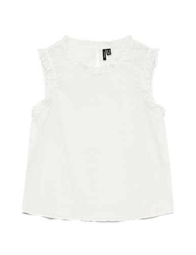 Vero Moda Vmtrine Sl Top WVN Noos Damen Top, GrößE S, Schwarz, Baumwolle-image