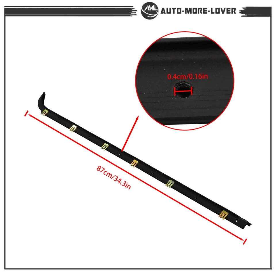 Kit de impermeabilización de cinturón de ventana de puerta para Ford Bronco II 1984-1988/Ranger 1983-1988 Foto 2 de 4