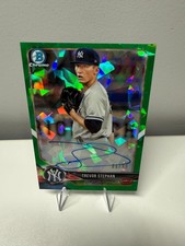 Trevor Stephan 2018 Bowman Chrome Green Atomic Refractor Auto /99 #BCPA-TS