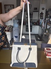 Big Bag White/Dark Blue -#44