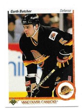 GARTH BUTCHER 1990-91 UPPER DECK NEAR MINT+ CONDITION