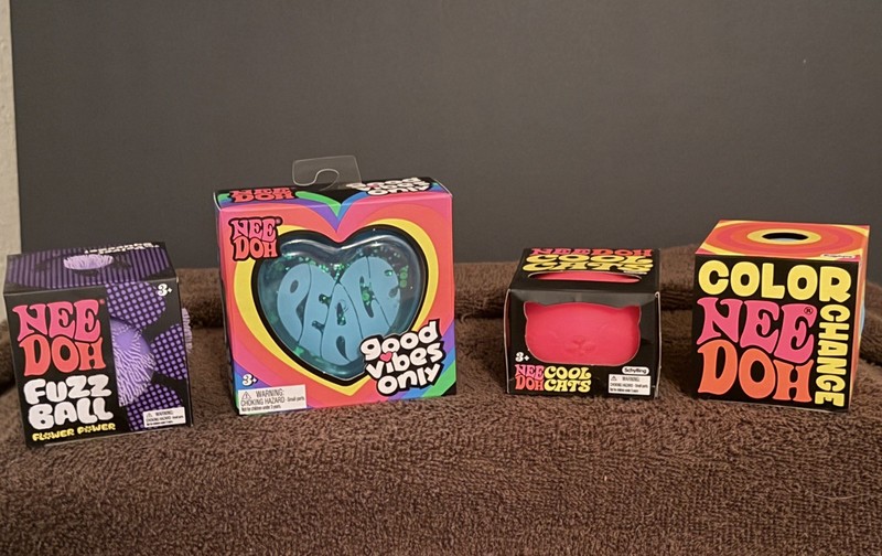 Authentic Needoh Squishy Bundle Lot of 4