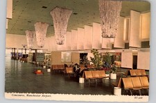 Concourse Manchester Airport Interior Postcard