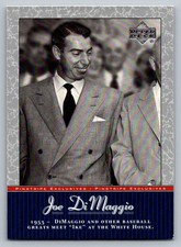 2001 UD Pinstripe Exclusives  Joe DiMaggio JD43