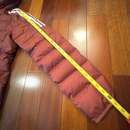 Piumino Adidas Essential taglia:S donna con cappuccio stile parka bordeaux GH4606 - Foto 6 di 14