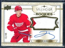 2022-23 Upper Deck Splendor RC Patch Autographs #SPJB Jonatan Berggren 13/49