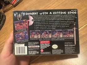 WeaponLord (Super NES Nintendo SNES) Weapon Lord CIB complete video game