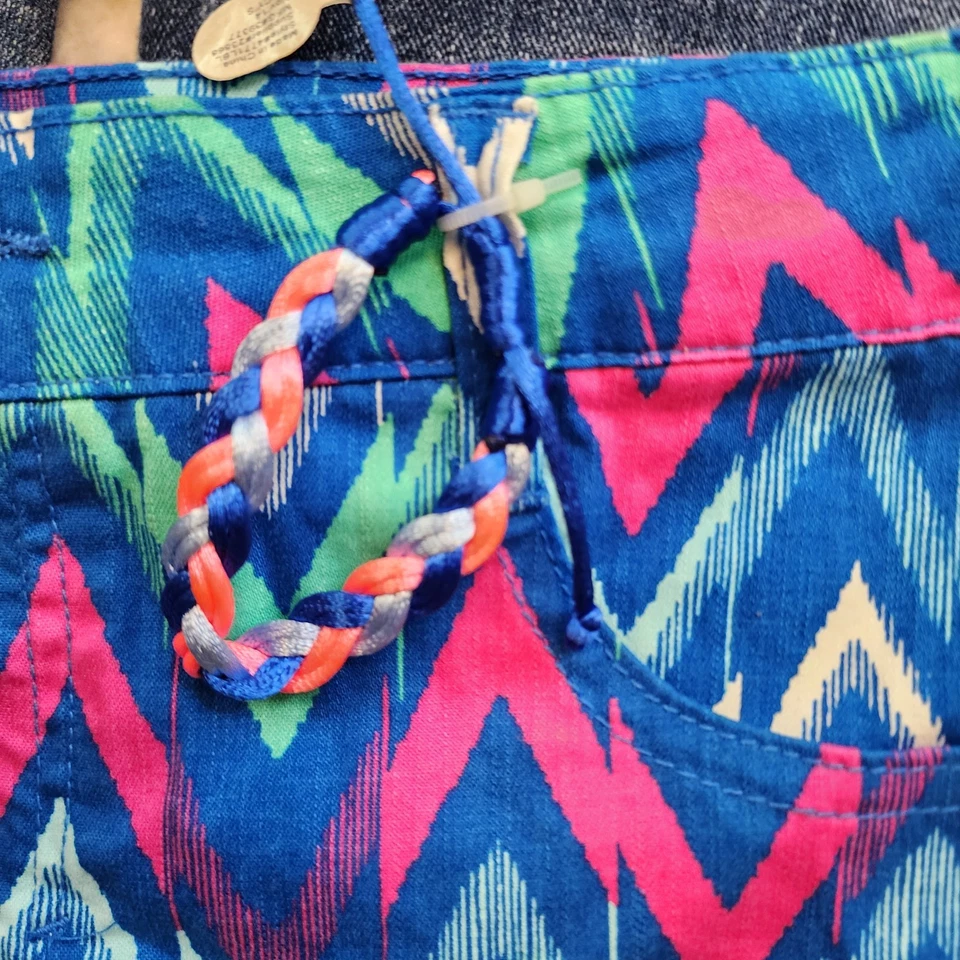 LOTE de 7 piezas Pantalones Cortos Niñas 16 Mezcla Denim Jean Bermudas Chino Verano Informal Azul Foto 4 de 4