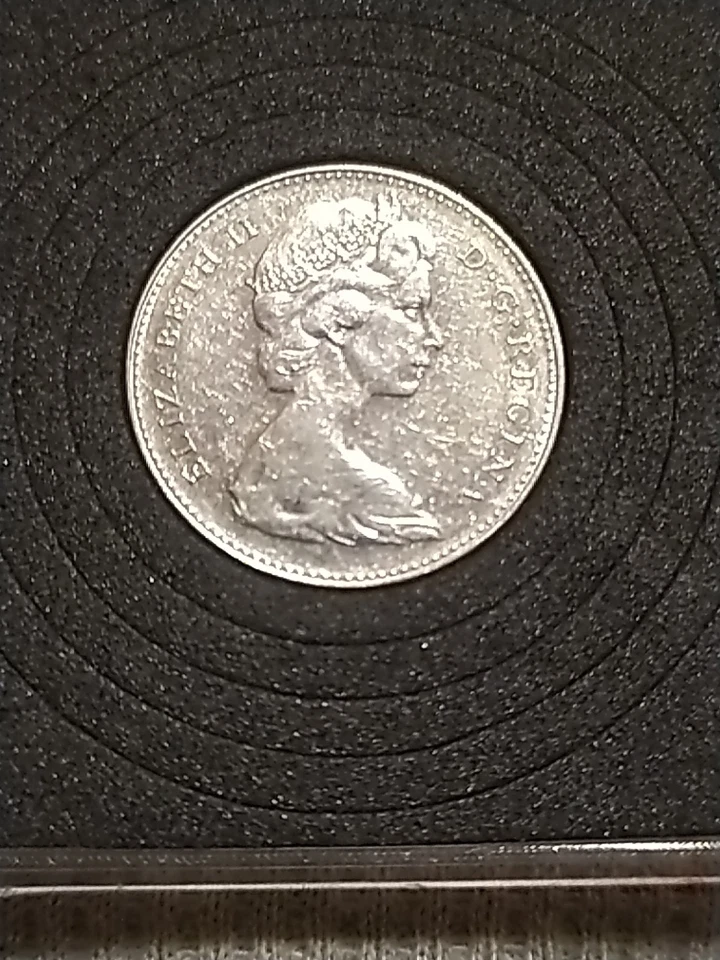 Cuentas grandes 1965 5 centavos 🇨🇦 Foto 3 de 4