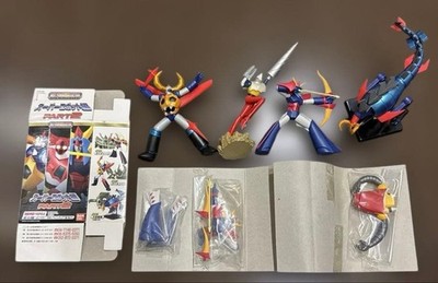 Raiden Gaiking Super Robot Posing Sammlung 4 Figuren + OVA Ryujin gebraucht